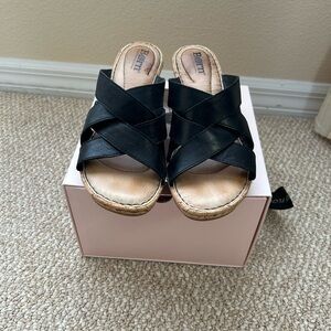 Born Black Women's Sandals